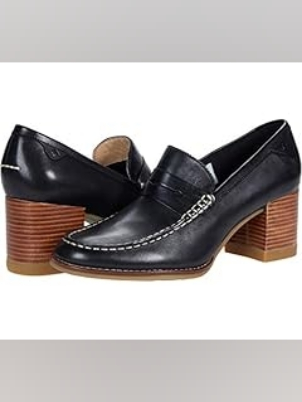 Sperry Seaport Block Heel Penny Loafer